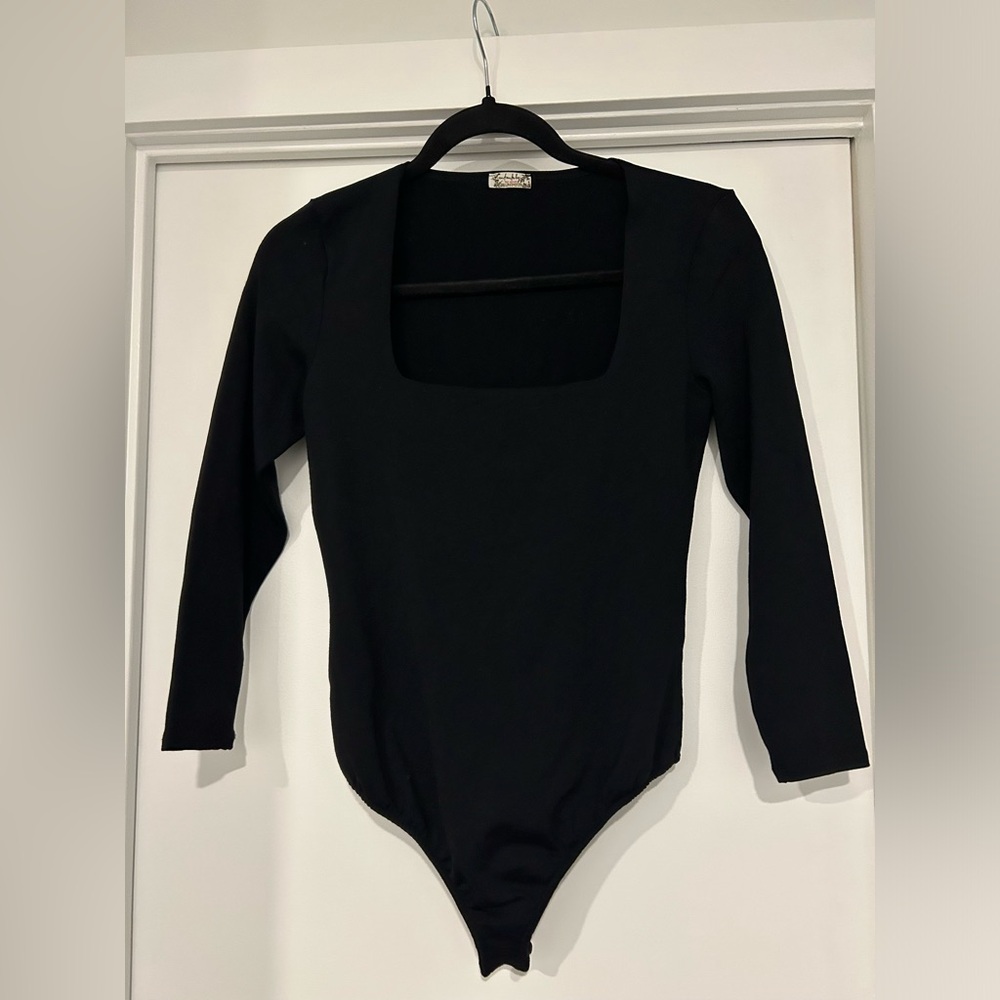Infinity Free People Black Bodysuit